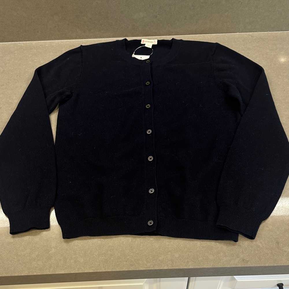 Crewcuts Navy Button-Up Cardigan